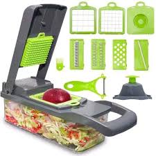 16-in-1 Vegetable Chopper & Slicer – Multifunctional Food Cutter with Stainless