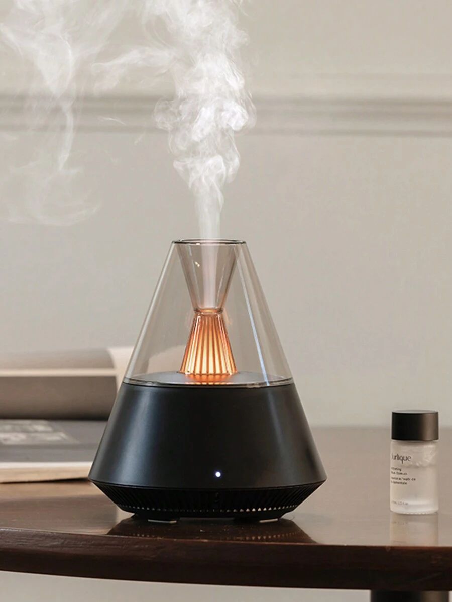 Volcano Oil Diffuser Candle Light With Remote Control