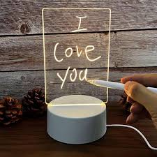 LED Base Lamp With Pen & RGB Lights