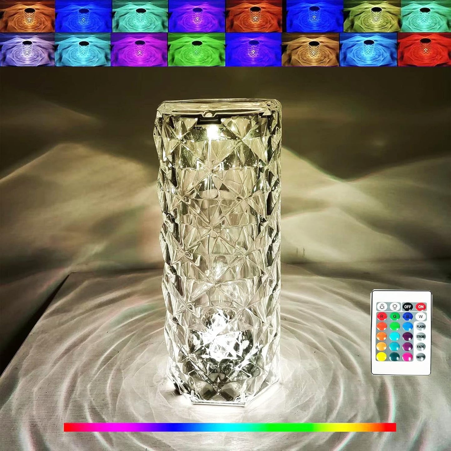 Rose Diamond Table Lamp