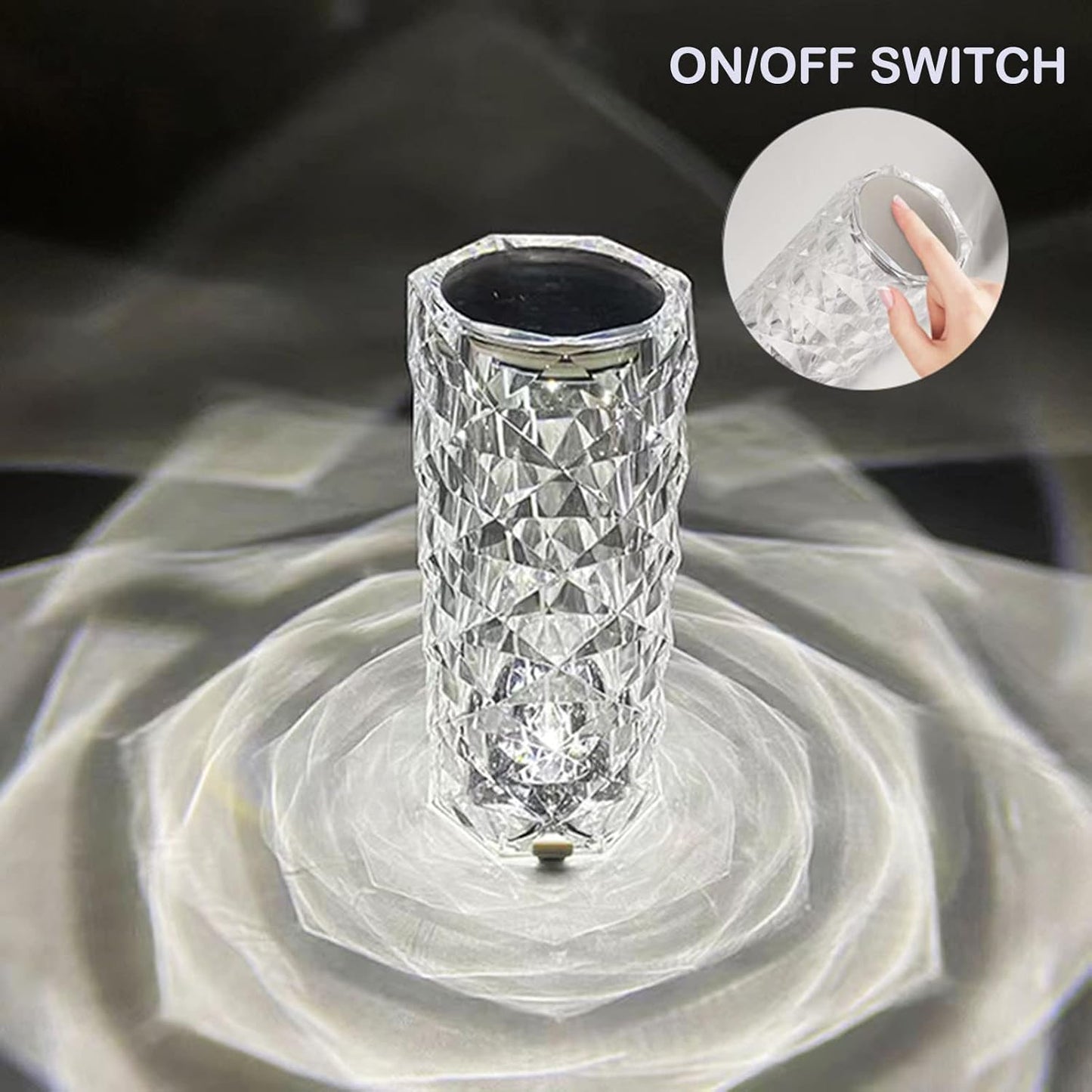 Rose Diamond Table Lamp