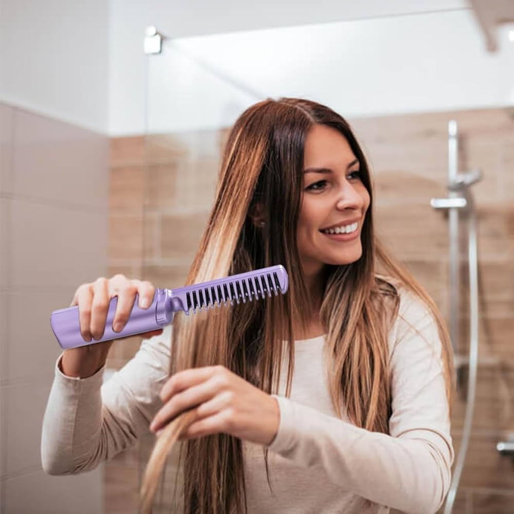 Wireless Hair Straightening Comb