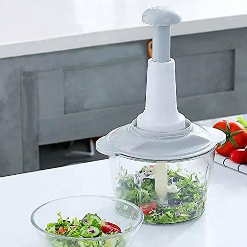 Manual Chopper Machine – 1500ML Hand Pull & Press Chopper