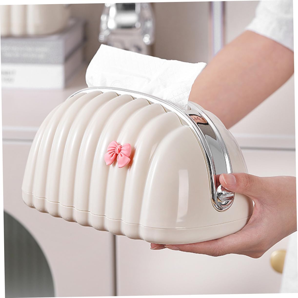 Shell-Shaped Tissue Box Holder
