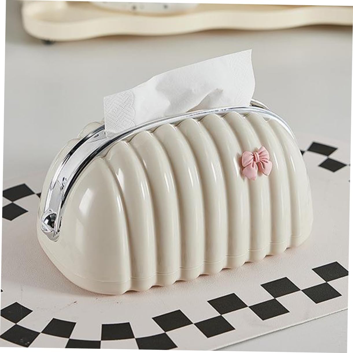 Shell-Shaped Tissue Box Holder