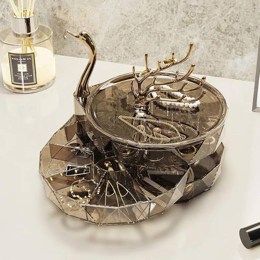Swan Jewelry Organizer Box