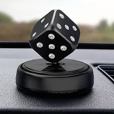 Dice Shape Car Dashboard Solar