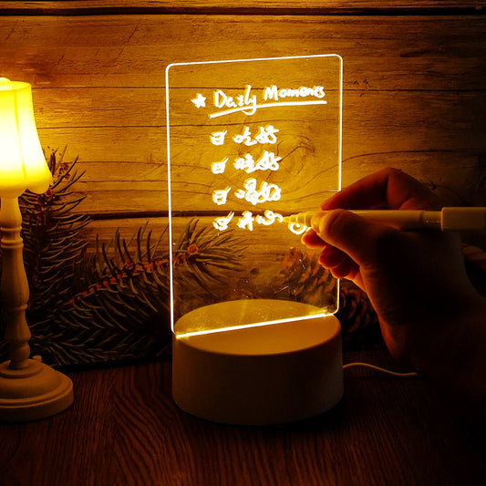 LED Base Lamp With Pen & RGB Lights