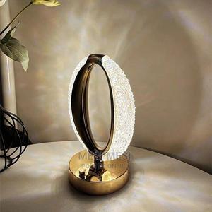 Iron Crystal Table Lamp