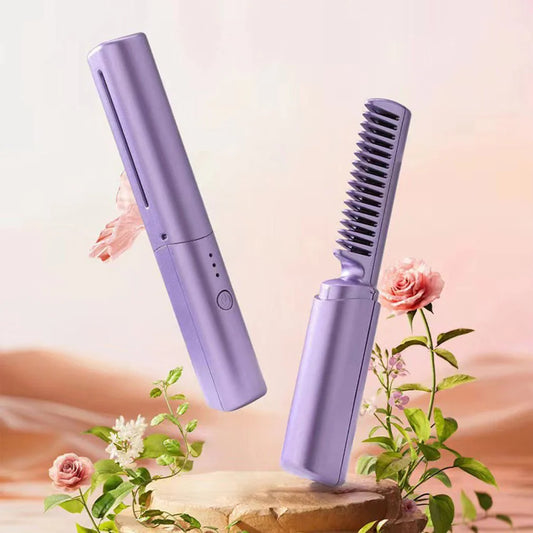 Wireless Hair Straightening Comb