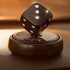 Dice Shape Car Dashboard Solar